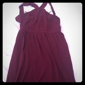 Lulus floor length dress. Air of Romance dress!